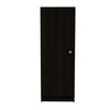 Tuhome Belleria Single Door Pantry with Four Interior Shelves, Black ALW5545